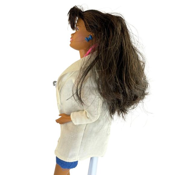 African American Dr Barbie Doll 1993 Hear Babys Heartbeat Vintage u - Picture 4 of 5
